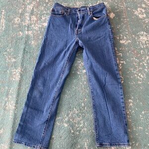 Levi’s Premium 501 medium wash jeans